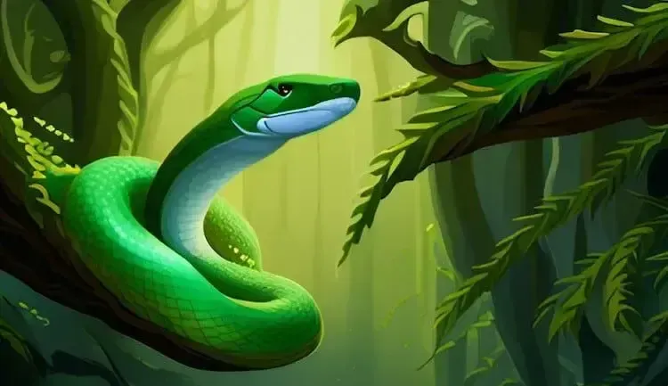 dreaming of colorful snakes
